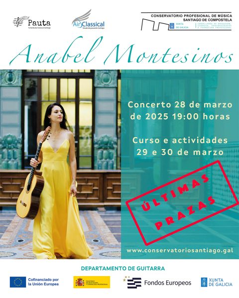 Ultimas prazas para o curso con Anabel Montesinos